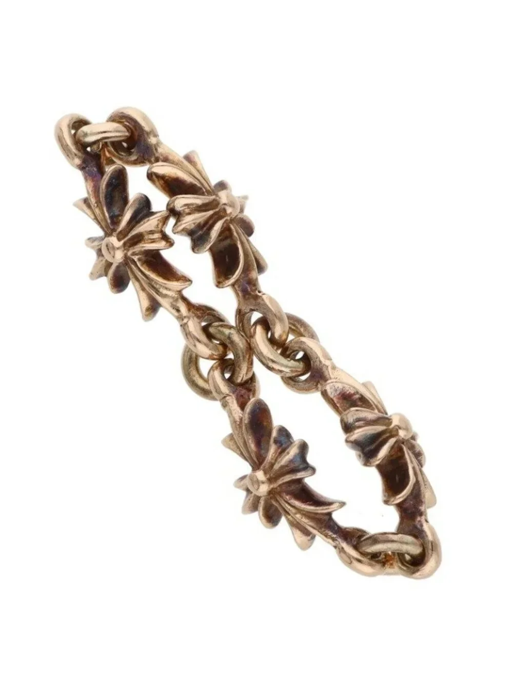 Chrome Hearts 22k Ring Tny CH Pls Tiny Ech Plus Gold